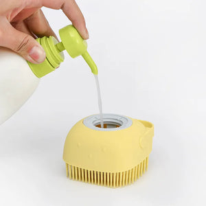 PawSpa: Silicone Bath Massage Gloves - GoPoofy