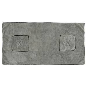 Super absorbent microfibre bath towel for dogs and cats