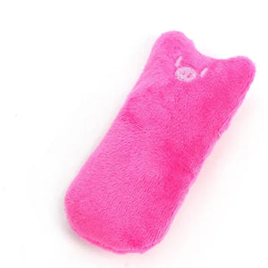 Soft plush catnip chew toy for cats and kittens