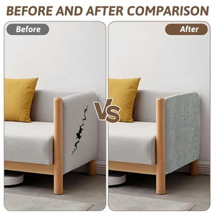 Compact self-adhesive scratch pad to protect furniture from cats