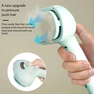 Spray mist grooming comb for cat fur cleaning and massage