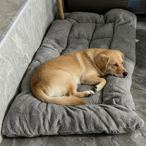 Extra large plush dog bed sofa for small to large dogs
