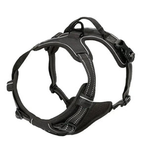 Reflective breathable nylon vest harness for small to large dogs