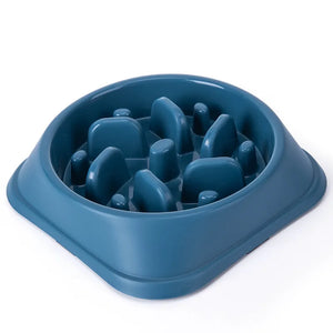 Non-slip slow feeder puzzle bowl for dogs