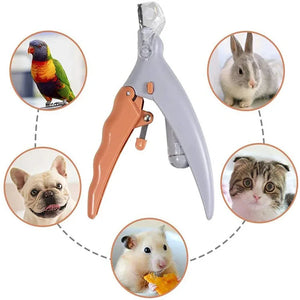 LED nail clippers for trimming dog and cat claws