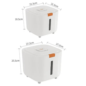 Sealed moisture-proof pet food storage barrel for dogs and cats