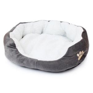 ComfyCave Pet Bed: Plush PP Cotton for Small Dogs & Cats - GoPoofy