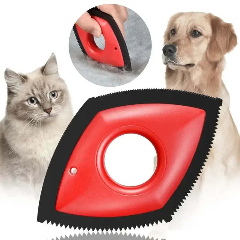 4-mode reusable pet hair remover brush for dogs and cats