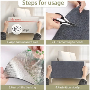 Compact self-adhesive scratch pad to protect furniture from cats