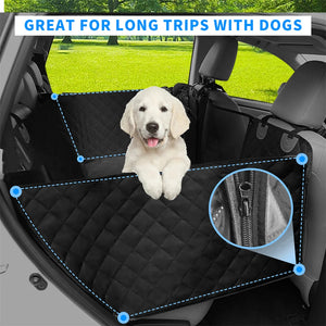 Waterproof scratch-proof car seat extender hammock for dogs
