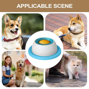 Anti-tip slow lick mat toy for dogs and cats