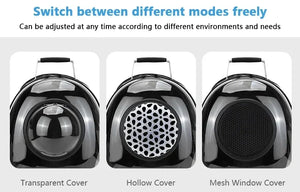 Transparent bubble backpack pet carrier for cats and small dogs