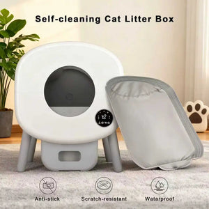 Removable washable liner mat for automatic cat litter boxes