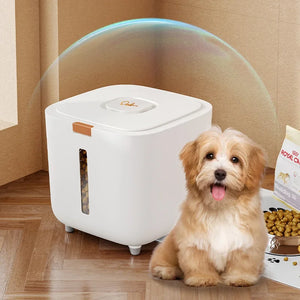 Sealed moisture-proof pet food storage barrel for dogs and cats