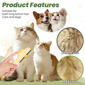 Pet hair removal grooming gloves for dogs and cats