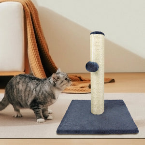 Tall cat scratching post and climbing tower for indoor cats