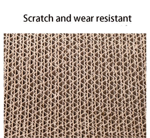Reversible corrugated cardboard scratching pad for cats