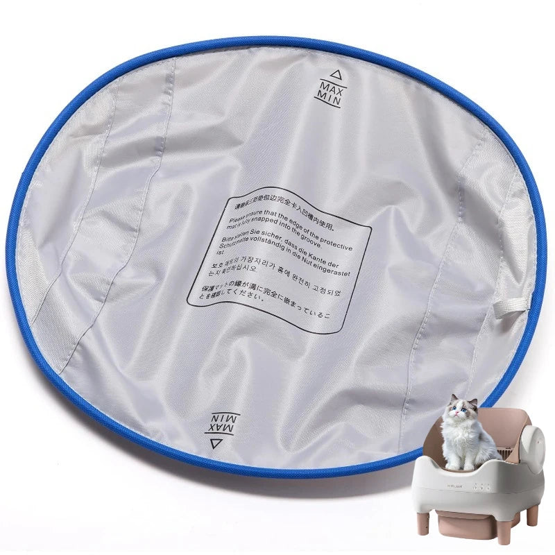 Washable Cat Litter Box Fabric Pad - Waterproof, Scratch-Resistant Replacement Mat