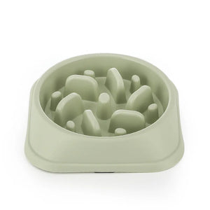 Non-slip slow feeder puzzle bowl for dogs