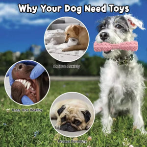 Leak-proof bite-resistant teething chew toy for dogs