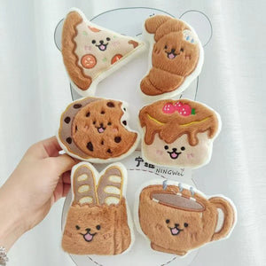 Plush squeaky toy for small dogs and puppies