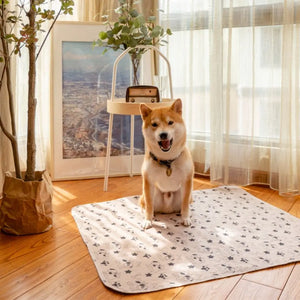 Reusable washable absorbent puppy training pads with anti-slip base