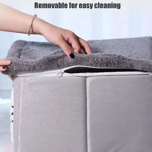 ComfyPet Haven: Soft Tent Kennel with Removable Cushion - GoPoofy
