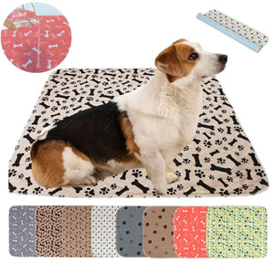 Reusable washable absorbent puppy training pads with anti-slip base