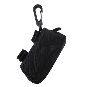 Waterproof zip-lock waste bag dispenser for dogs
