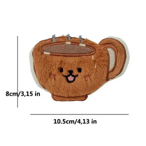 Plush squeaky toy for small dogs and puppies