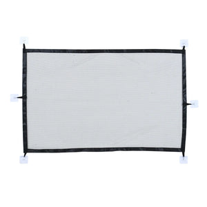Foldable breathable mesh safety gate for dogs