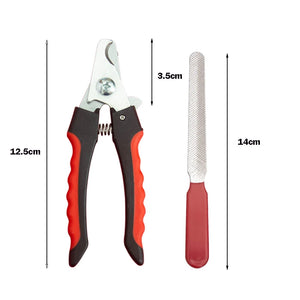 Stainless steel nail clippers for dogs and cats