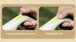 Retractable dog leash with adjustable 3m or 5m length