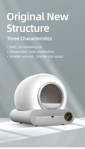 Self-cleaning automatic smart litter box for cats