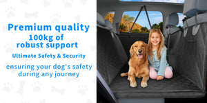 Waterproof scratch-proof car seat extender hammock for dogs
