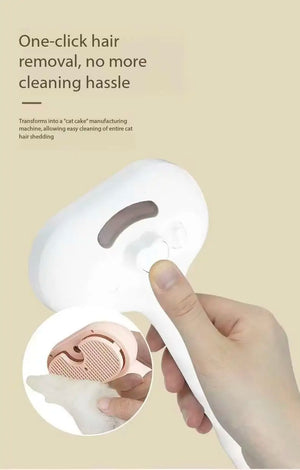 Spray mist grooming comb for cat fur cleaning and massage