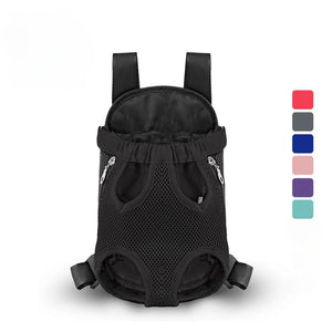 Breathable mesh pet carrier backpack for small dogs and cats