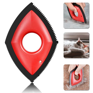 4-mode reusable pet hair remover brush for dogs and cats