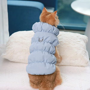 Insulated winter jacket for dogs and cats