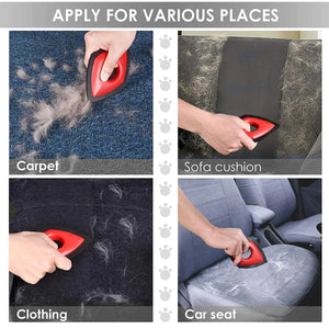 4-mode reusable pet hair remover brush for dogs and cats