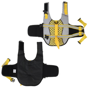 Shark-print swim vest life jacket for dogs