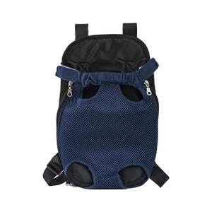 Breathable mesh pet carrier backpack for small dogs and cats