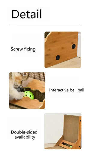 XL freestanding vertical scratching post for cats