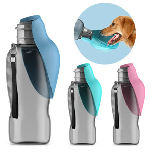 Portable Pet Water Bottle & Bowl - GoPoofy