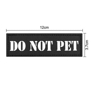 Hook-and-loop ID patches for tactical dog harnesses and vests