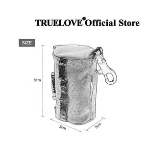 Truelove dog poop bag dispenser — dimensions and size reference