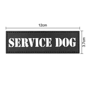 Hook-and-loop ID patches for tactical dog harnesses and vests