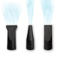 Portable pet grooming dryer and blower with multiple nozzles