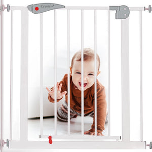 Adjustable safety gate for stairs and doorways, 75 to 85cm