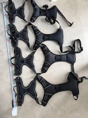 Front-clip reflective no-pull harness for medium to large dogs
